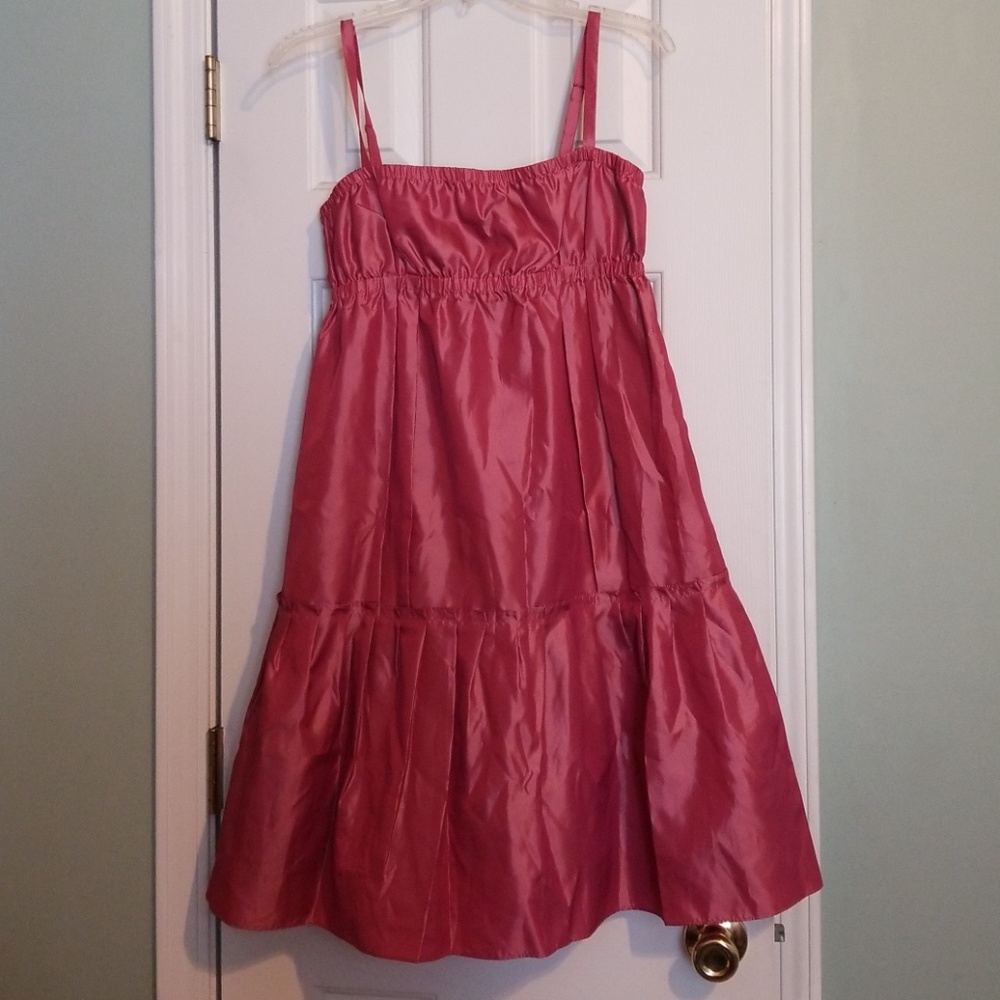 Women's BCBG dress tiered spaghetti strap